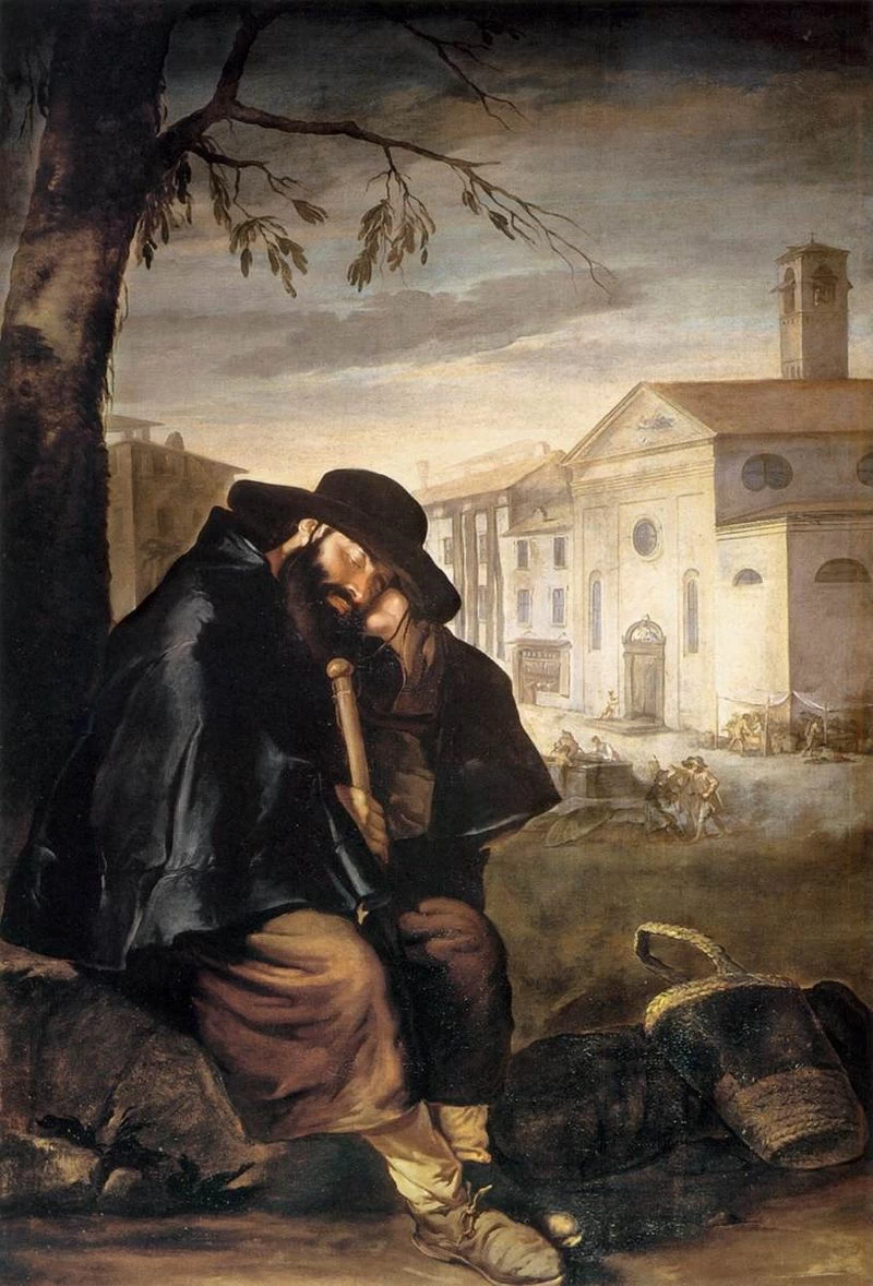 Giacomo Ceruti, il Pitocchetto - Pellegrino dormiente, Fondazione Longhi, Firenze
